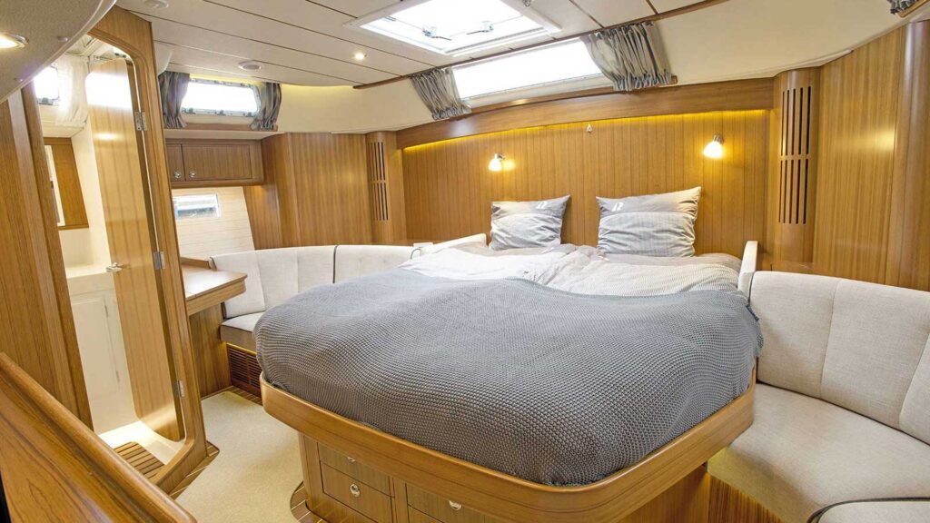 Hallberg Rassy 64 yacht interior design 17