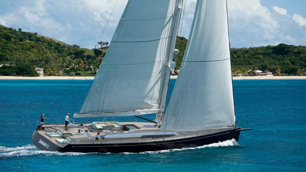 Nautor Swan yacht designs german frers 15